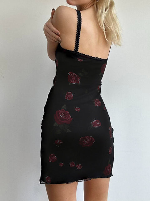 vintage-chic-floral-printed-strap-mesh-halter-sleeveless-dress-3