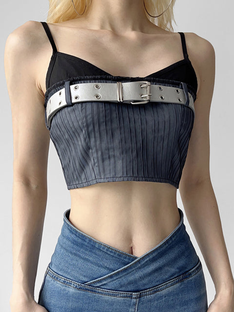 dark-grey-super-short-slim-splicing-halter-top-2