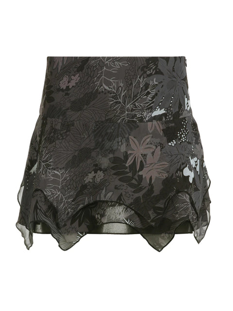 gothic-grey-printed-chiffon-irregular-two-layer-mini-skirt-1