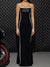 black-stripe-stitching-halter-sleeveless-long-dress-2