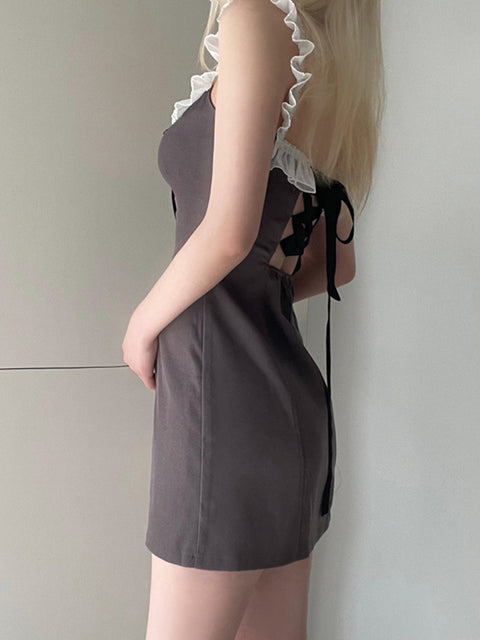 sweet-sleeveless-lace-up-bow-ruffles-spliced-backless-dress-4