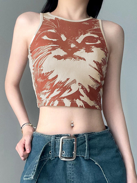 retro-graphic-printing-sleeveless-cute-crop-top-1