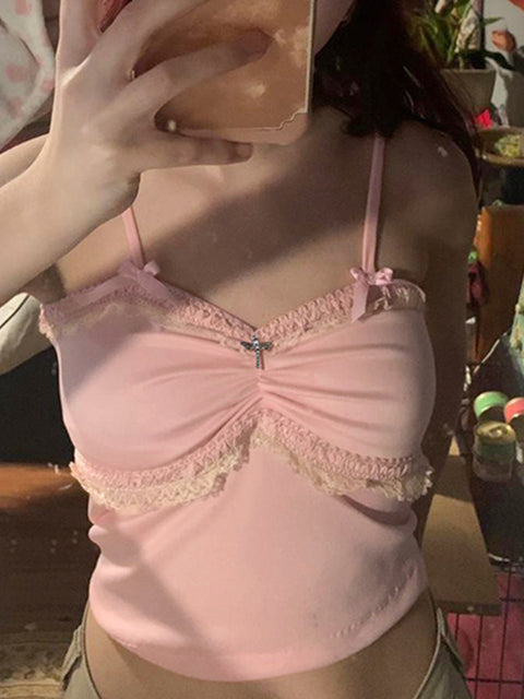 sweet-bow-strap-lace-trim-crop-top-1