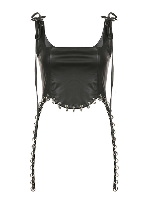 gothic-metal-ring-leather-strappy-zip-up-top-1