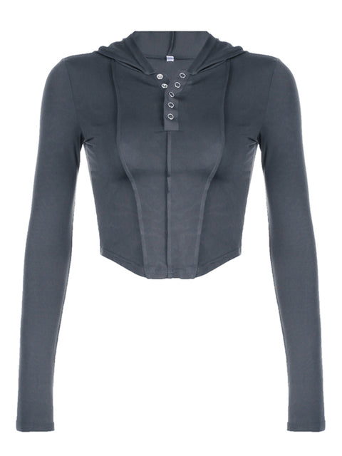 grey-hooded-buttons-long-sleeve-crop-top-1