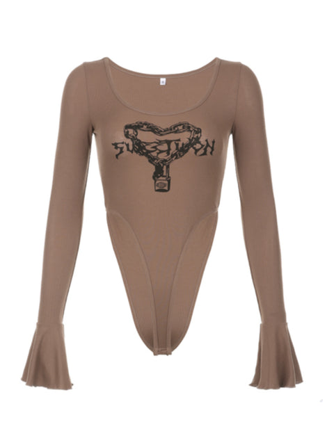 vintage-brown-heart-printing-flare-sleeve-bodysuit-1