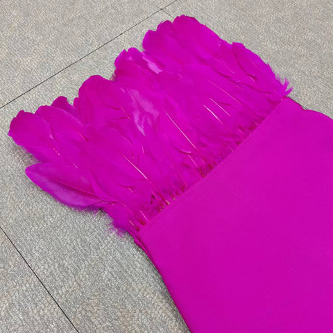 pink-bandage-feather-sleeveless-slim-skinny-party-dress-5