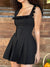 black-ruffles-mini-sleeveless-lace-trim-pleated-dresses-3