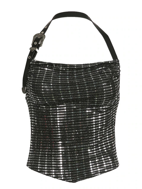 black-sequined-halter-backless-bling-top-1