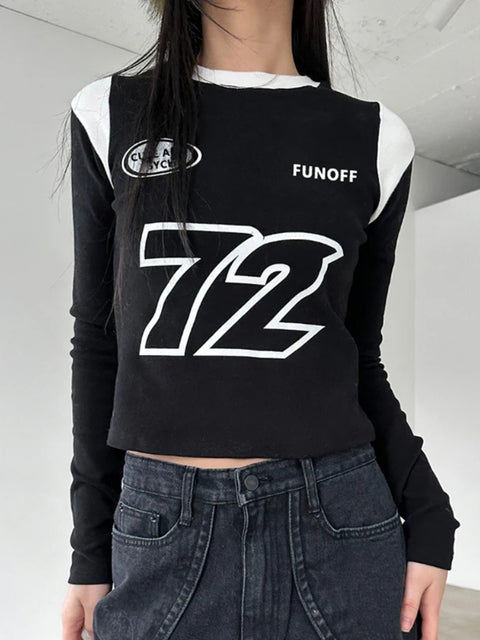 black-print-round-neck-long-sleeve-top-1