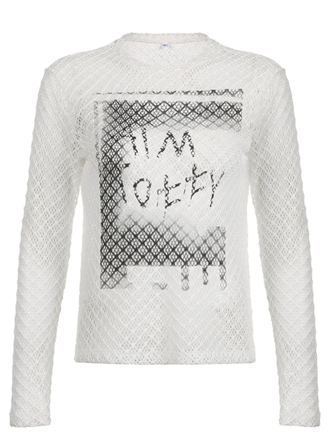 white-graphic-printing-knit-fishnet-hollow-out-top-1