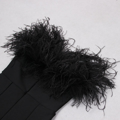 black-bandage-feather-sleeveless-skinny-sexy-party-dress-7