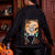Skeleton Pattern Halloween Denim Jacket