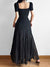 vintage-black-square-neck-ruffles-short-sleeve-maxi-dress-5