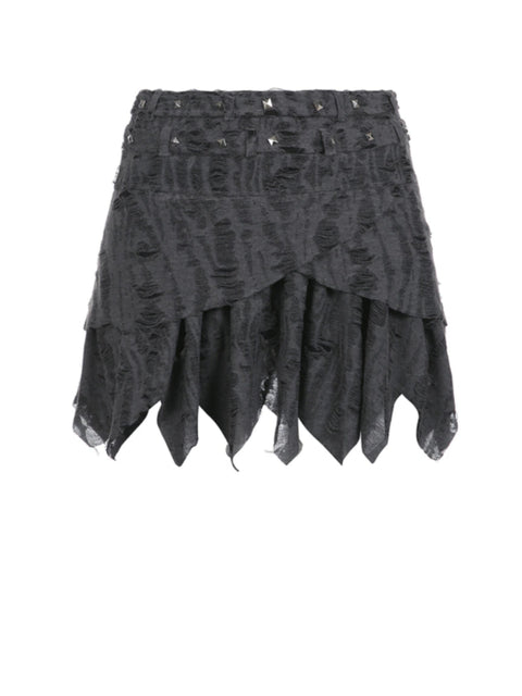 gothic-grey-rivet-ripped-aesthetic-irregular-hem-short-skirt-1