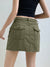 vintage-drawstring-army-green-pockets-zipper-denim-mini-skirt-3