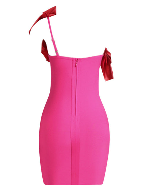 rose-red-ruffled-sexy-with-sloping-shoulders-skinny-dress-2