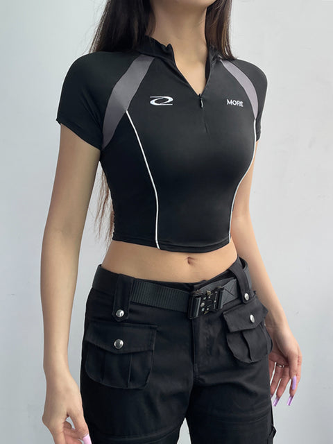 casual-stripe-stitch-zipper-crop-top-1