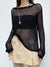 casual-black-knitted-long-sleeves-smock-top-1