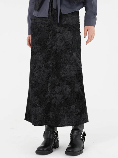 vintage-flowers-printed-slit-long-skirt-1