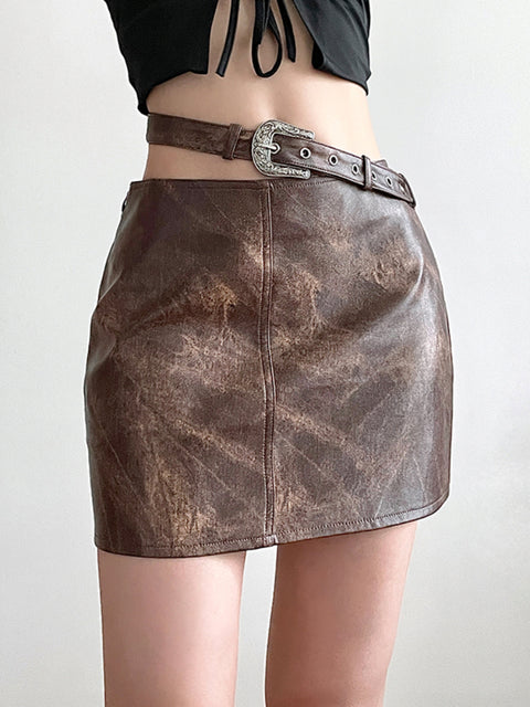 vintage-brown-tie-dye-leather-high-waist-skirt-1
