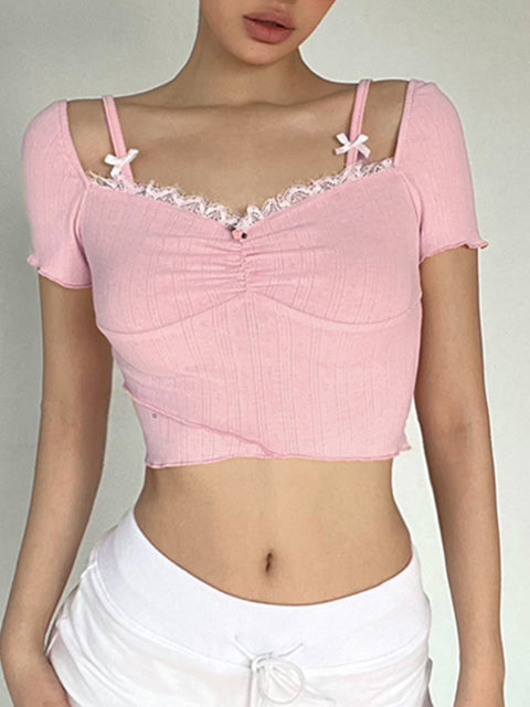 sweet-pink-frill-lace-bow-cropped-top-1