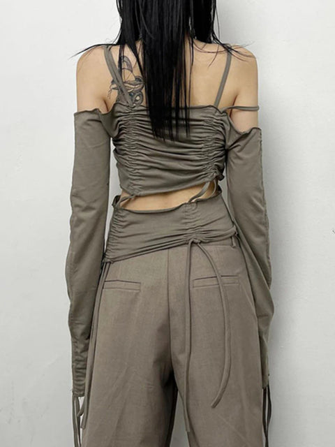 grey-drawstring-shirring-off-shoulder-top-4