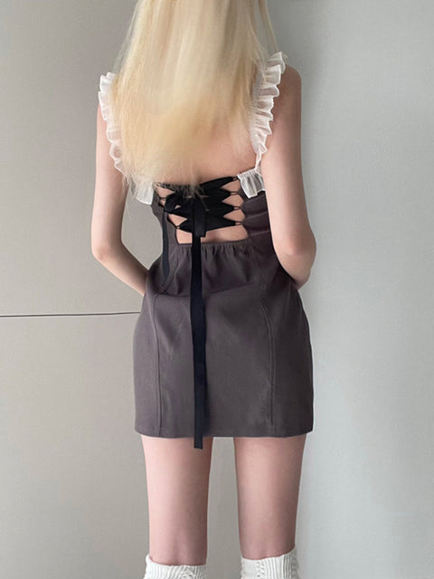 sweet-sleeveless-lace-up-bow-ruffles-spliced-backless-dress-6