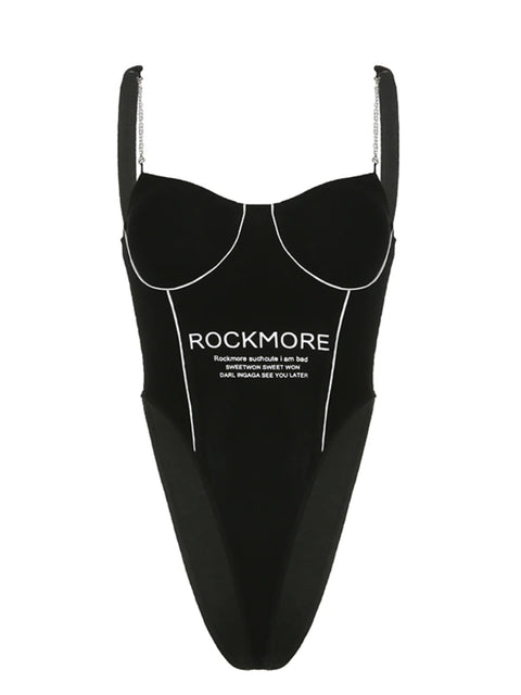 black-chain-strap-stitching-stripe-skinny-letter-print-bodysuit-1