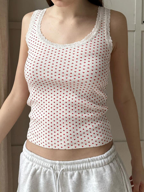 sweet-heart-printed-lace-trim-top-1