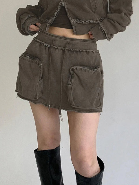 vintage-ruched-cargo-pockets-mini-skirt-1-1
