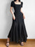 vintage-black-square-neck-ruffles-short-sleeve-maxi-dress-3