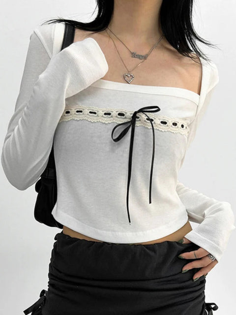 white-square-neck-cute-bow-lace-crop-top-1