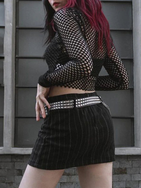 goth-star-pattern-fishnet-spliced-see-through-slim-top-3