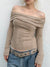 vintage-brown-off-shoulder-knit-pullover-top-1