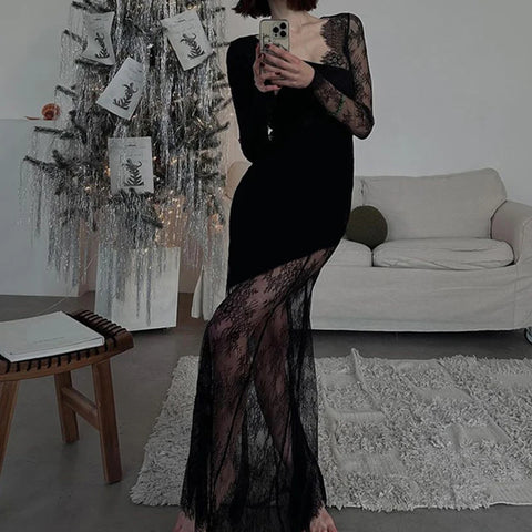elegant-asymmetrical-black-sexy-lace-dress-2