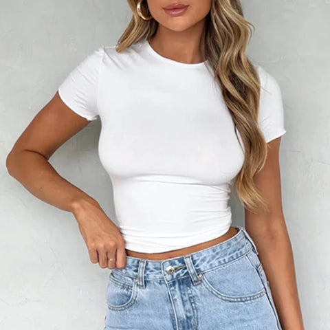casual-short-sleeve-lace-up-crop-top-5
