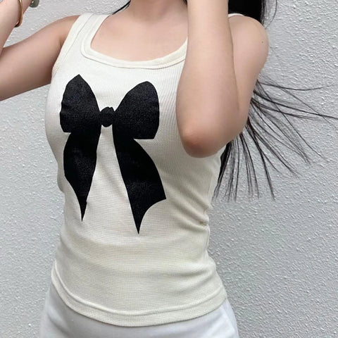 casual-bow-printed-sleeveless-knit-top-3
