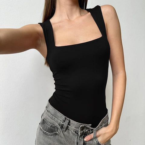 casual-square-neck-sleeveless-skinny-bodysuit-3