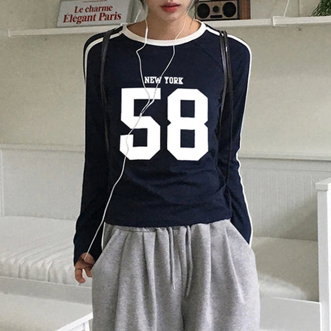 Casual Stripe Digital Printed Top