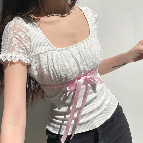 white-lace-patchwork-square-neck-bow-top-3