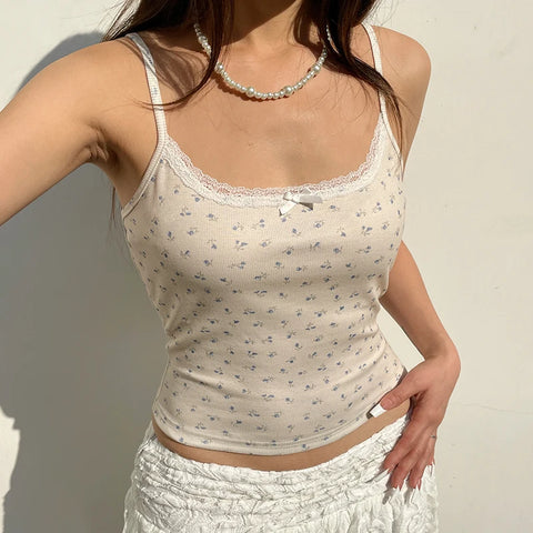 sweet-bow-small-flowers-printed-lace-top-3