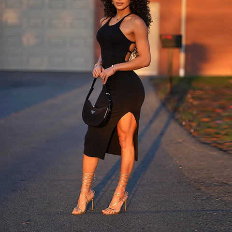 white-backless-sleeveless-side-split-dress-5