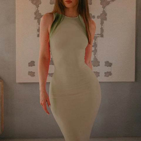 elegant-round-neck-sleeveless-long-dress-7