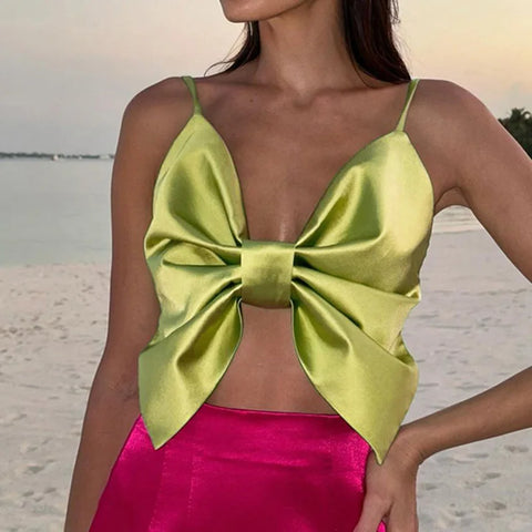 green-satin-backless-tie-up-top-2