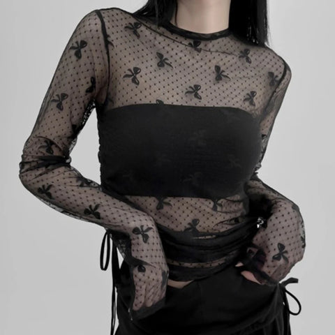 gothic-black-see-through-bow-mesh-top-2