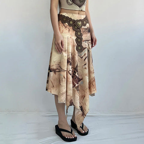 vintage-asymmetrical-printing-graphic-maxi-skirt-2