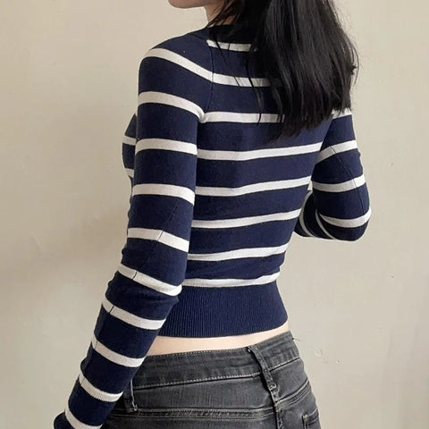 basic-stripe-buttons-up-knit-sweater-2