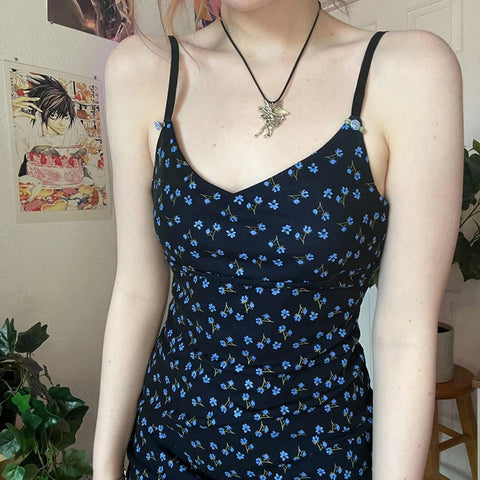 small-flowers-printing-strap-frill-dress-2