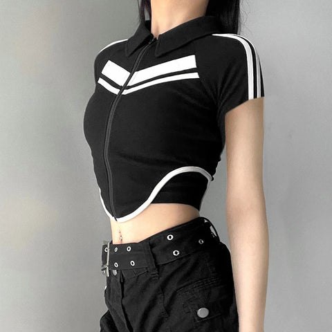 black-zipper-stripe-patchwork-cropped-top-4